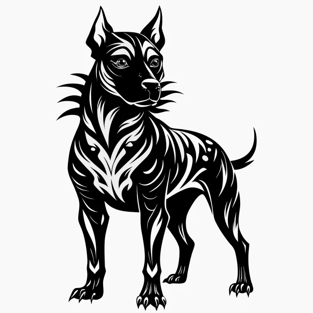 A dog